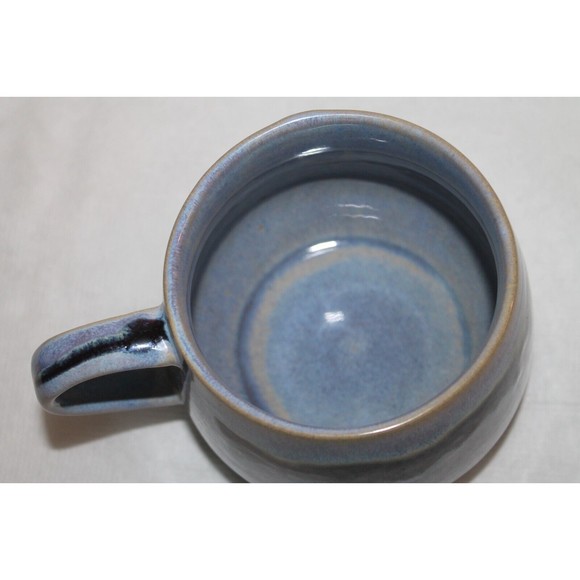 Boston Warehouse Trading Corp MUG Glazed Art Pottery Large 24oz Cup. - Picture 4 of 5
